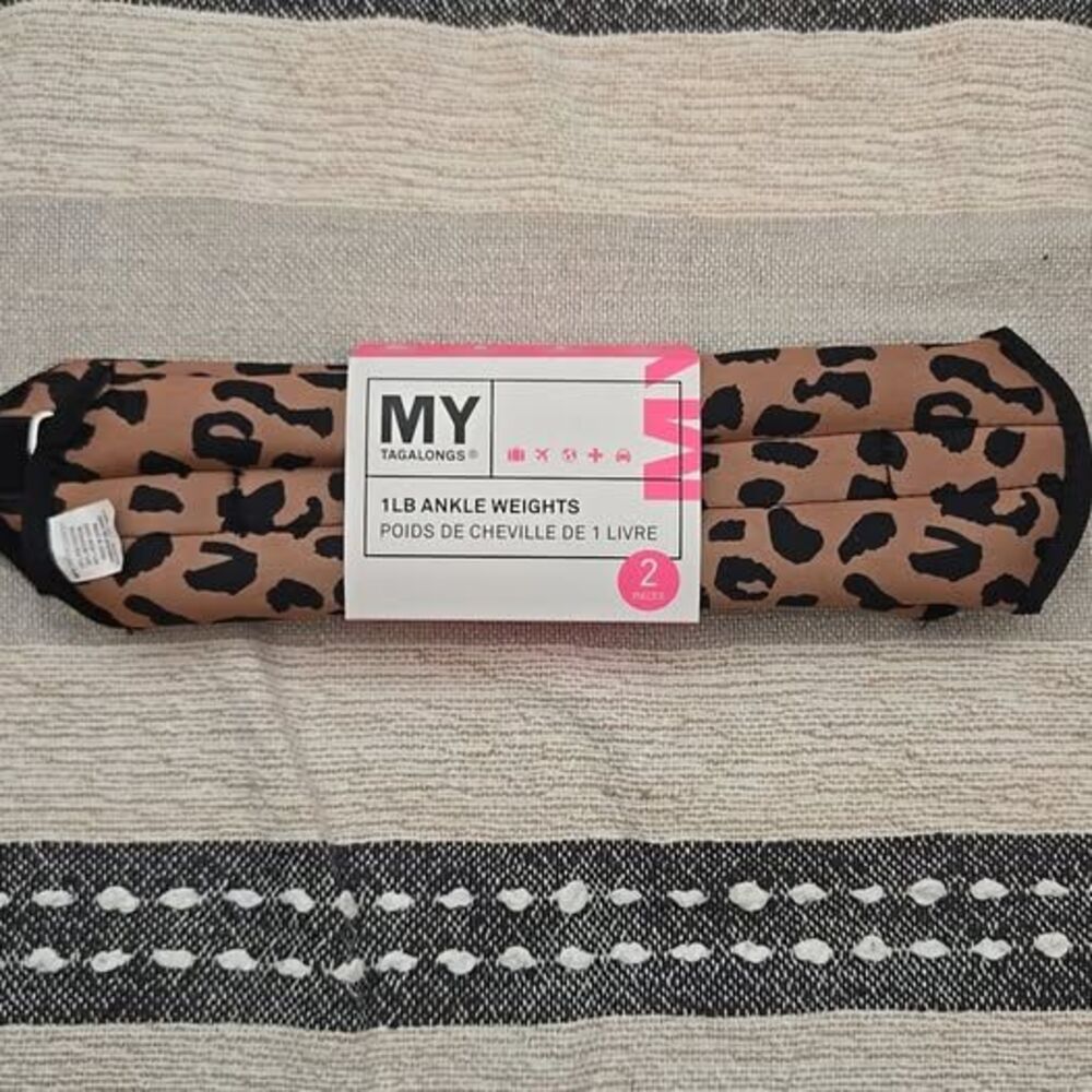 My Tagalongs 1lb Ankle Weights Leopard